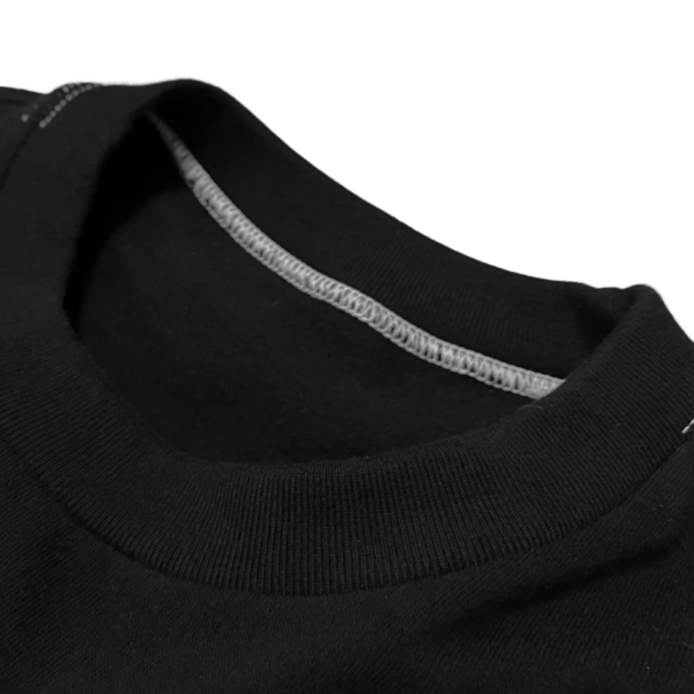 Made-in-Tokyo Tubular T-shirt, Kyoto Black "Kyo Kuromontsuki Zome"