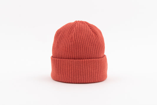 Cotton Knit Cap, "Akane Zome"
