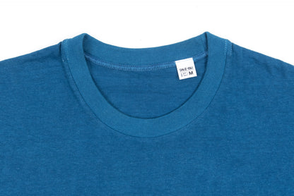 Made-in-Tokyo Tubular T-shirt, Japanese Indigo "Aizome" - Ai (Mid Blue) 