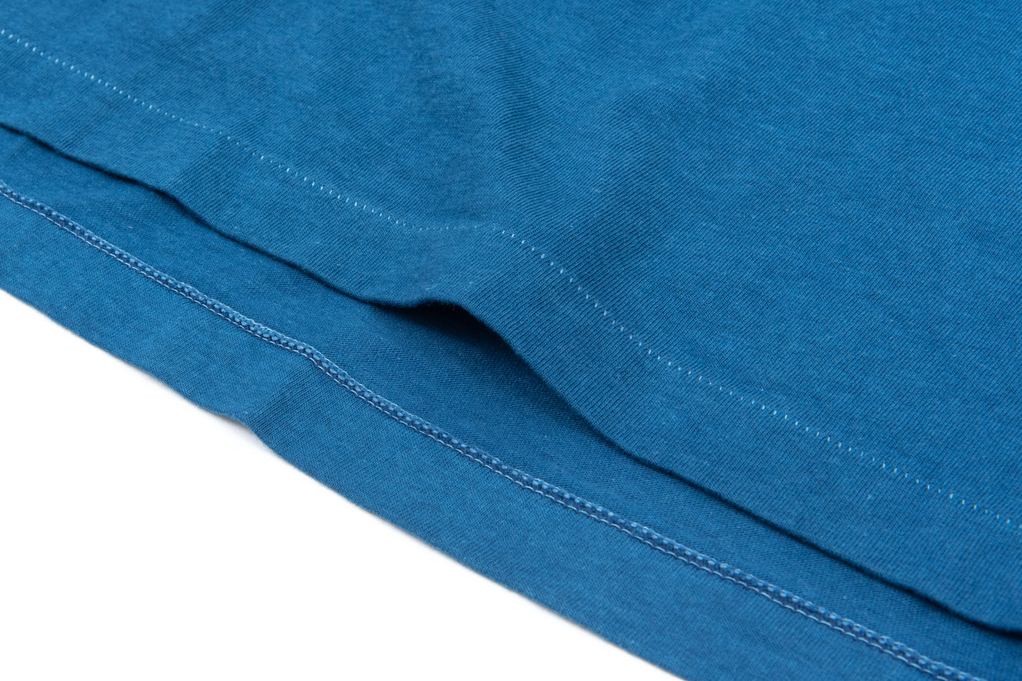 Made-in-Tokyo Tubular T-shirt, Japanese Indigo "Aizome" - Ai (Mid Blue) 