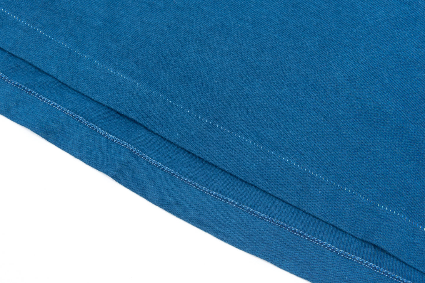 Made-in-Tokyo Tubular T-shirt, Japanese Indigo "Aizome" - Ai (Mid Blue) 
