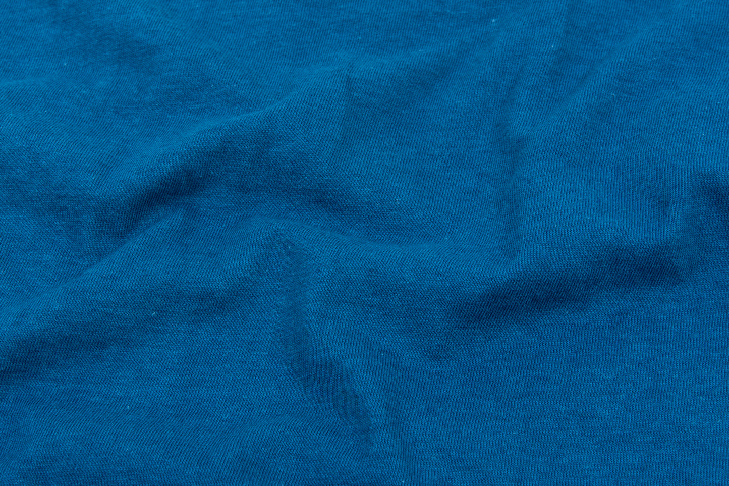 Made-in-Tokyo Tubular T-shirt, Japanese Indigo "Aizome" - Ai (Mid Blue) 