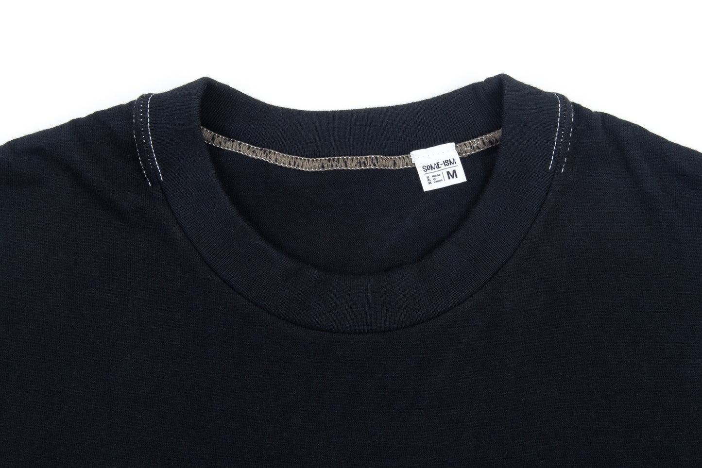 Made-in-Tokyo Tubular T-shirt, Kyoto Black "Kyo Kuromontsuki Zome"