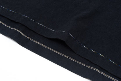 Made-in-Tokyo Tubular T-shirt, Kyoto Black "Kyo Kuromontsuki Zome"