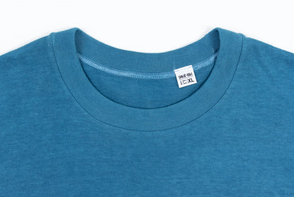 Made-in-Tokyo Tubular T-shirt, Japanese Indigo "Aizome" - Nando (Light Blue) 