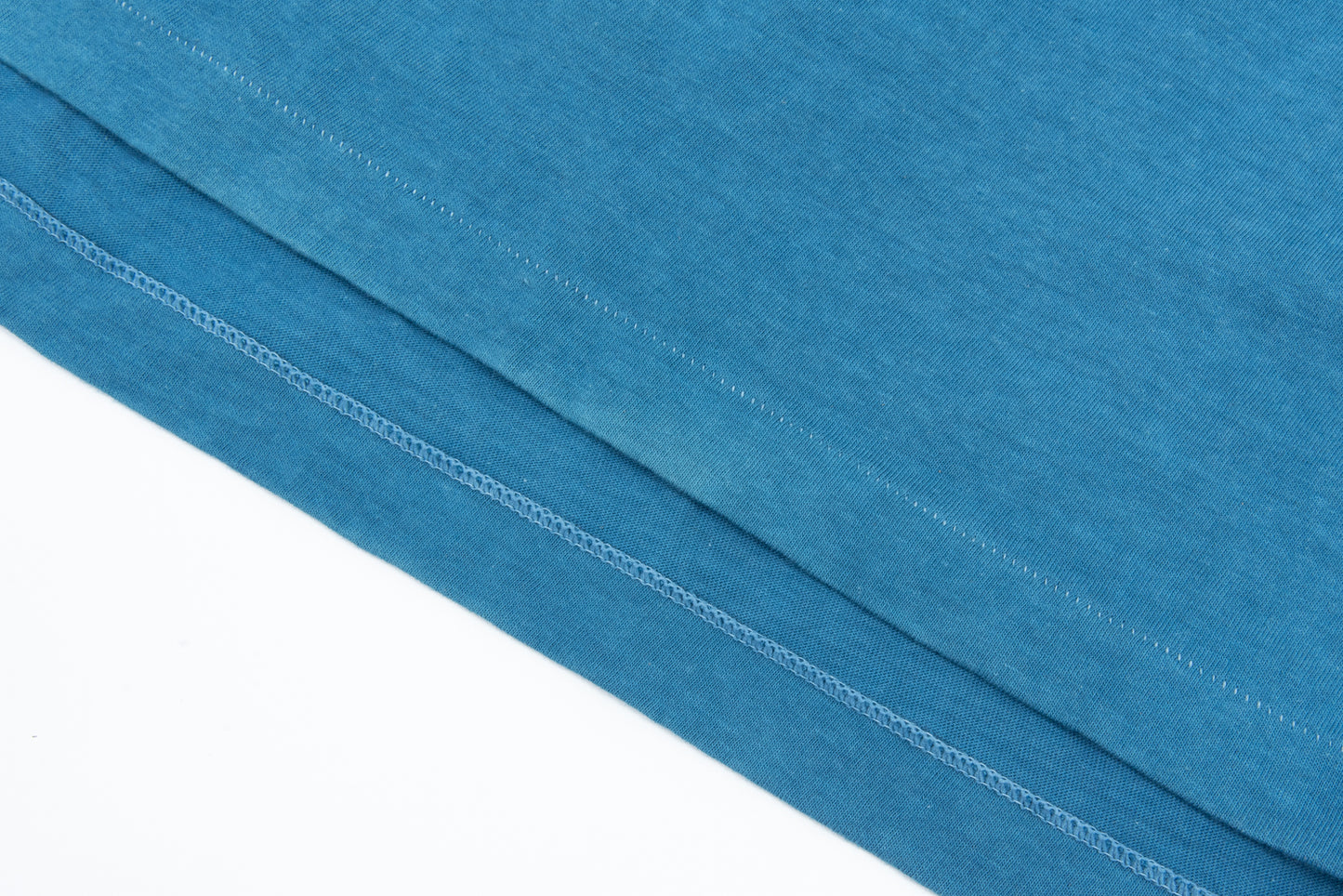Made-in-Tokyo Tubular T-shirt, Japanese Indigo "Aizome" - Nando (Light Blue) 