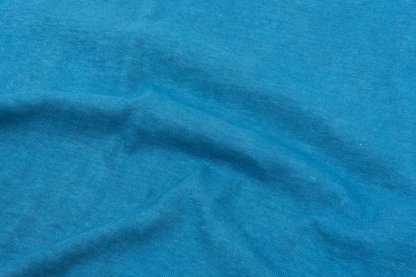 Made-in-Tokyo Tubular T-shirt, Japanese Indigo "Aizome" - Nando (Light Blue) 