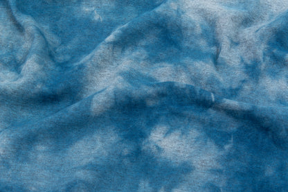 Made-in-Tokyo Tubular T-shirt, Japanese Indigo "Aizome" - Nando (Light Blue) Tie-dye 