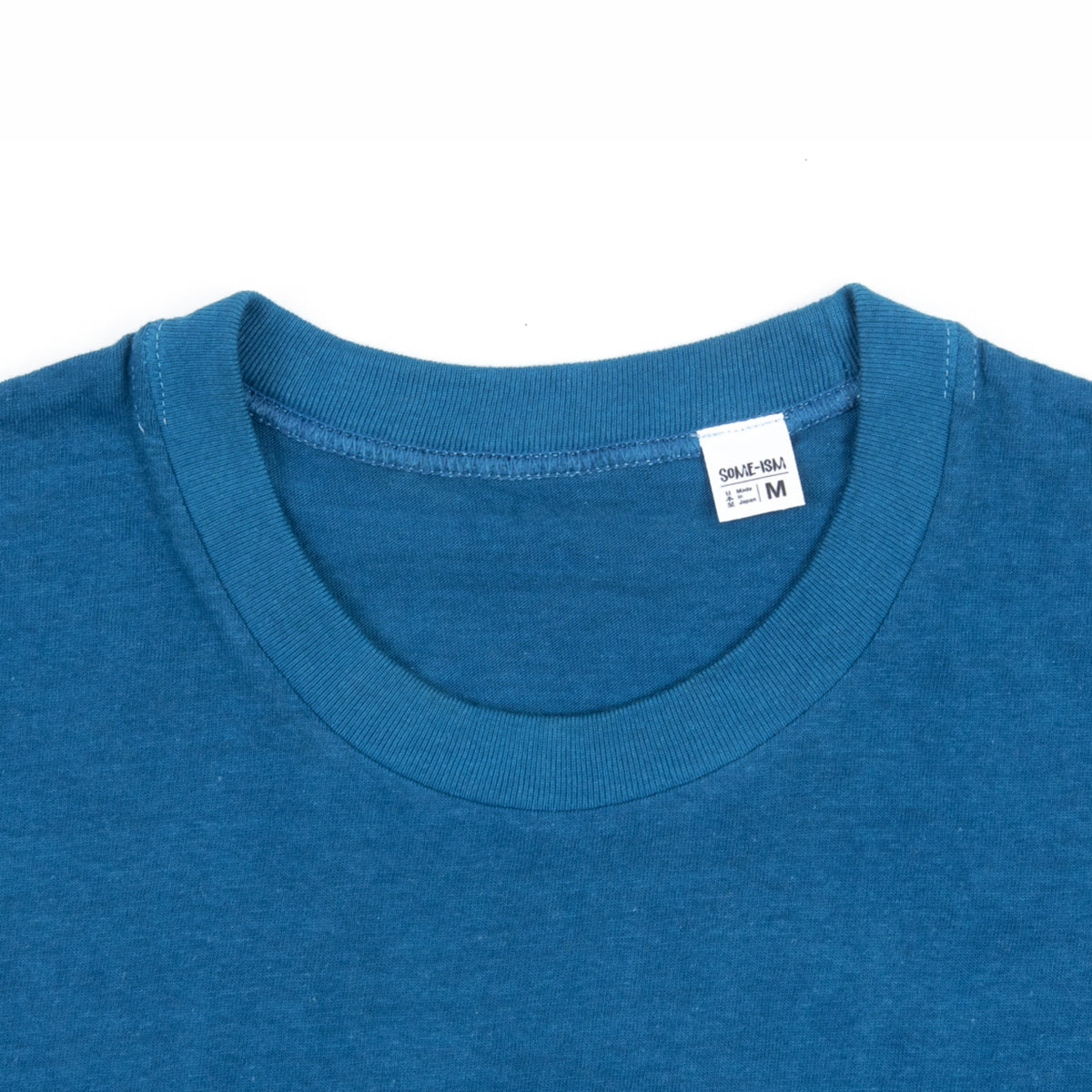 日本製丸胴Tシャツ 藍染（藍）