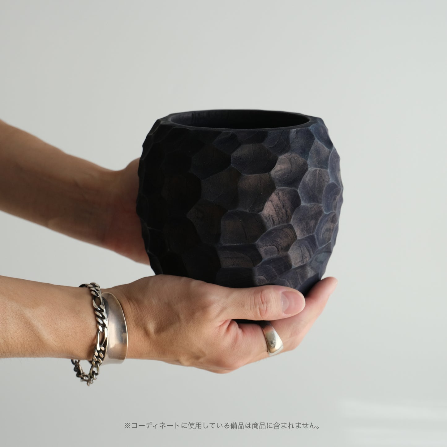 藍染木鉢