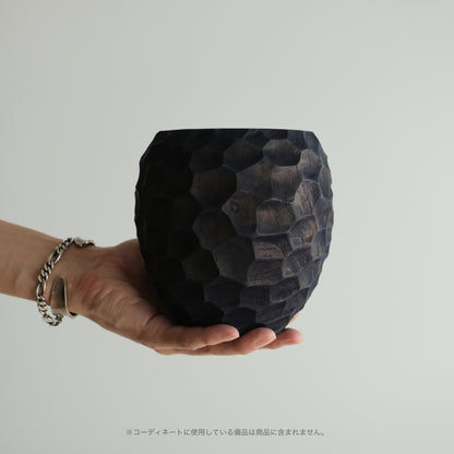 藍染木鉢