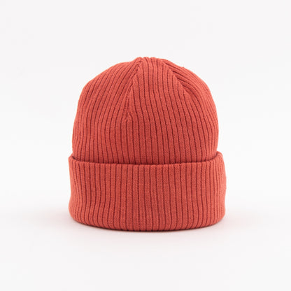 Cotton Knit Cap, "Akane Zome"