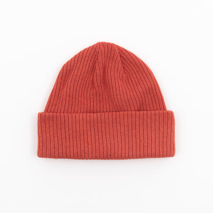 Cotton Knit Cap, "Akane Zome"