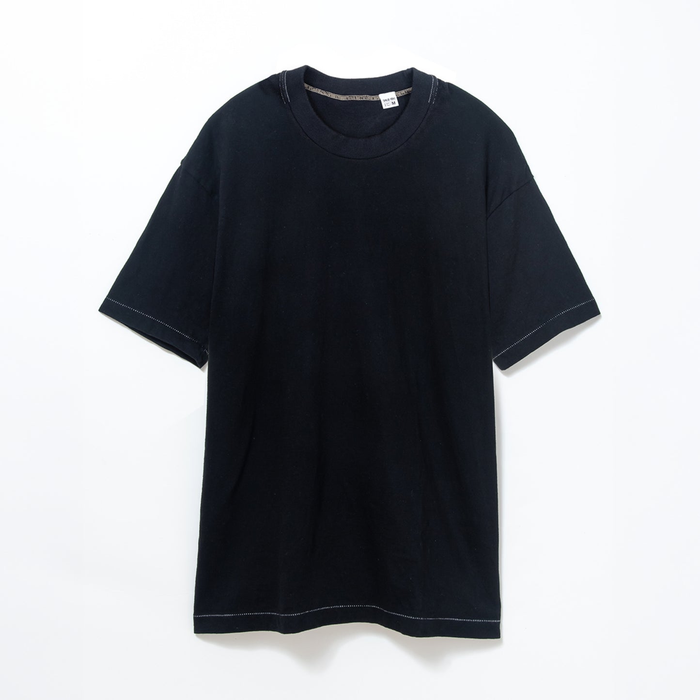 日本製丸胴Tシャツ 京黒紋付染