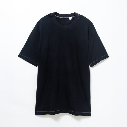 日本製丸胴Tシャツ 京黒紋付染