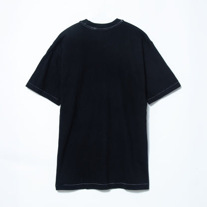 日本製丸胴Tシャツ 京黒紋付染