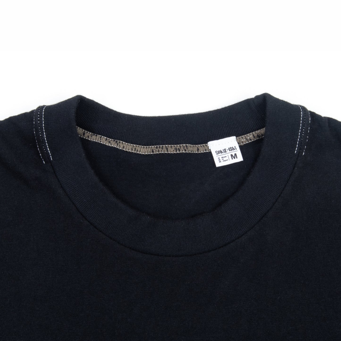 日本製丸胴Tシャツ 京黒紋付染