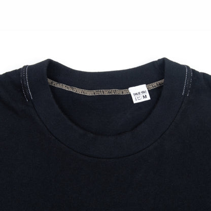 日本製丸胴Tシャツ 京黒紋付染
