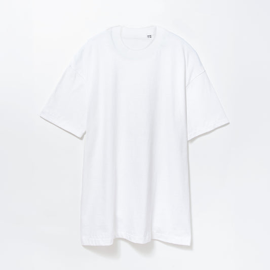 日本製丸胴Tシャツ 白（ノンウォッシュ）